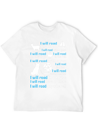 I Will Read Anywhere T-Shirt - Book Lover Tee