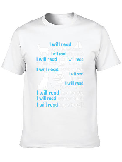 I Will Read Anywhere T-Shirt - Book Lover Tee