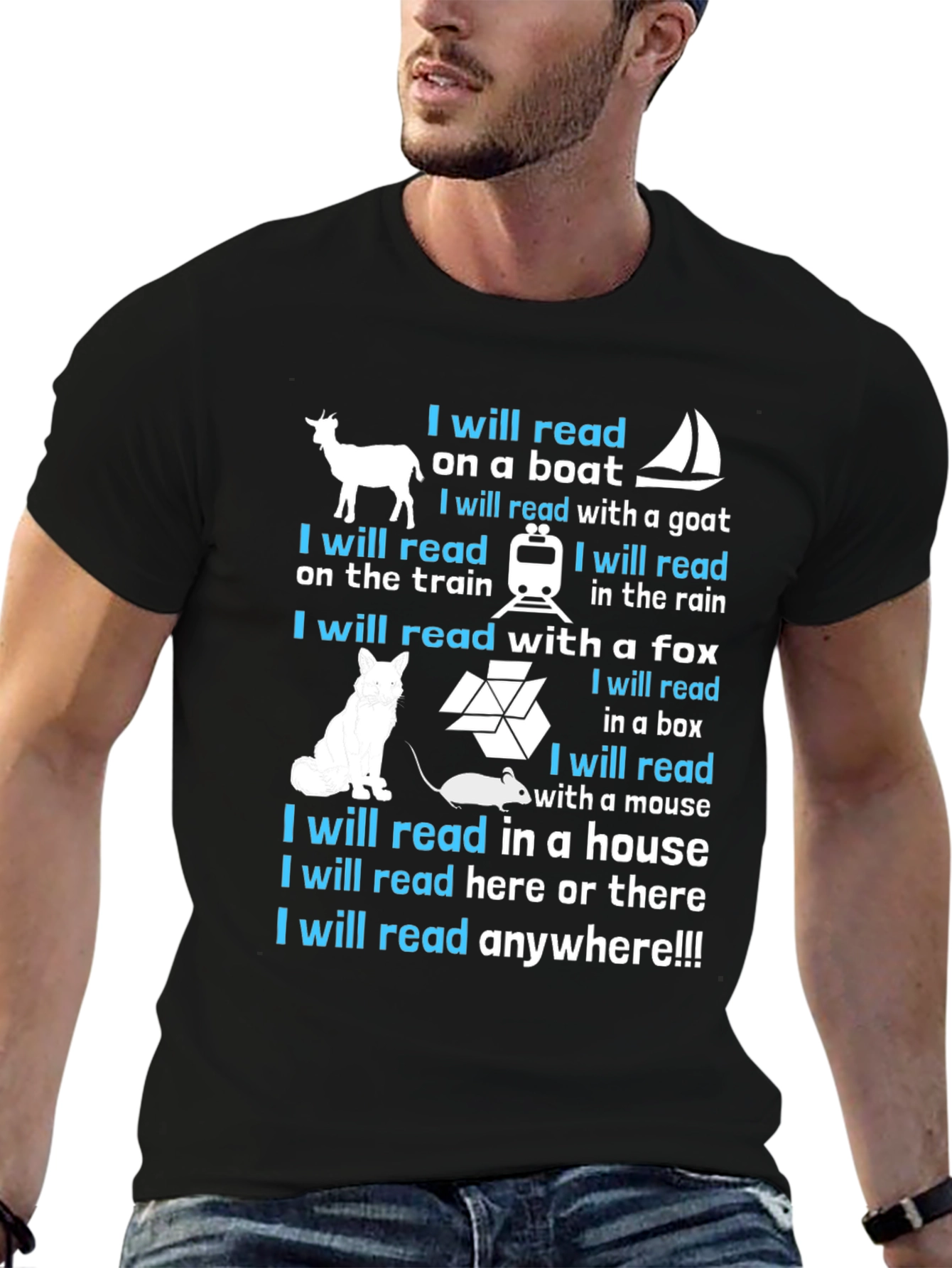 I Will Read Anywhere T-Shirt - Book Lover Tee
