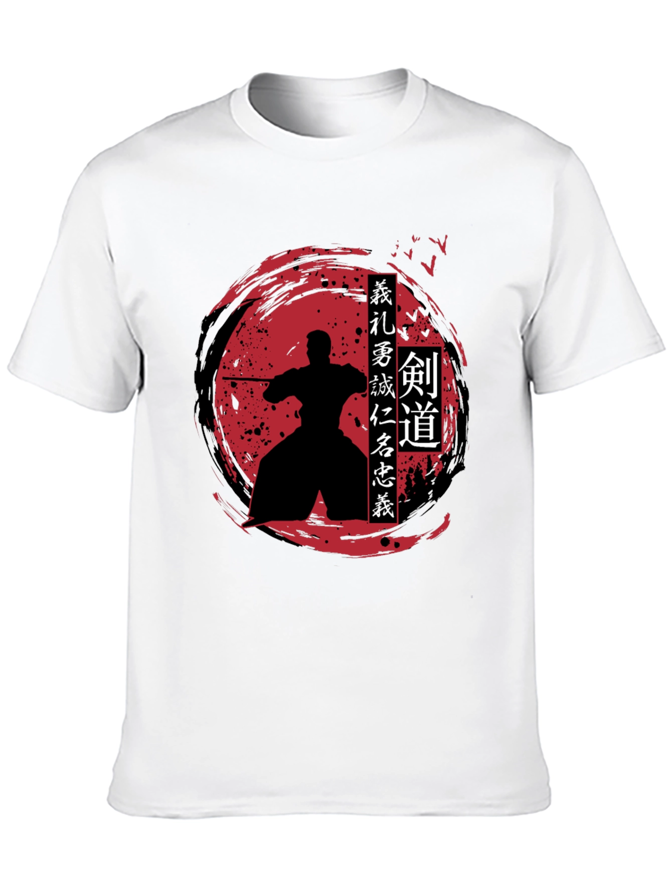 Samurai Warrior T-Shirt - Kendo Bushido Design