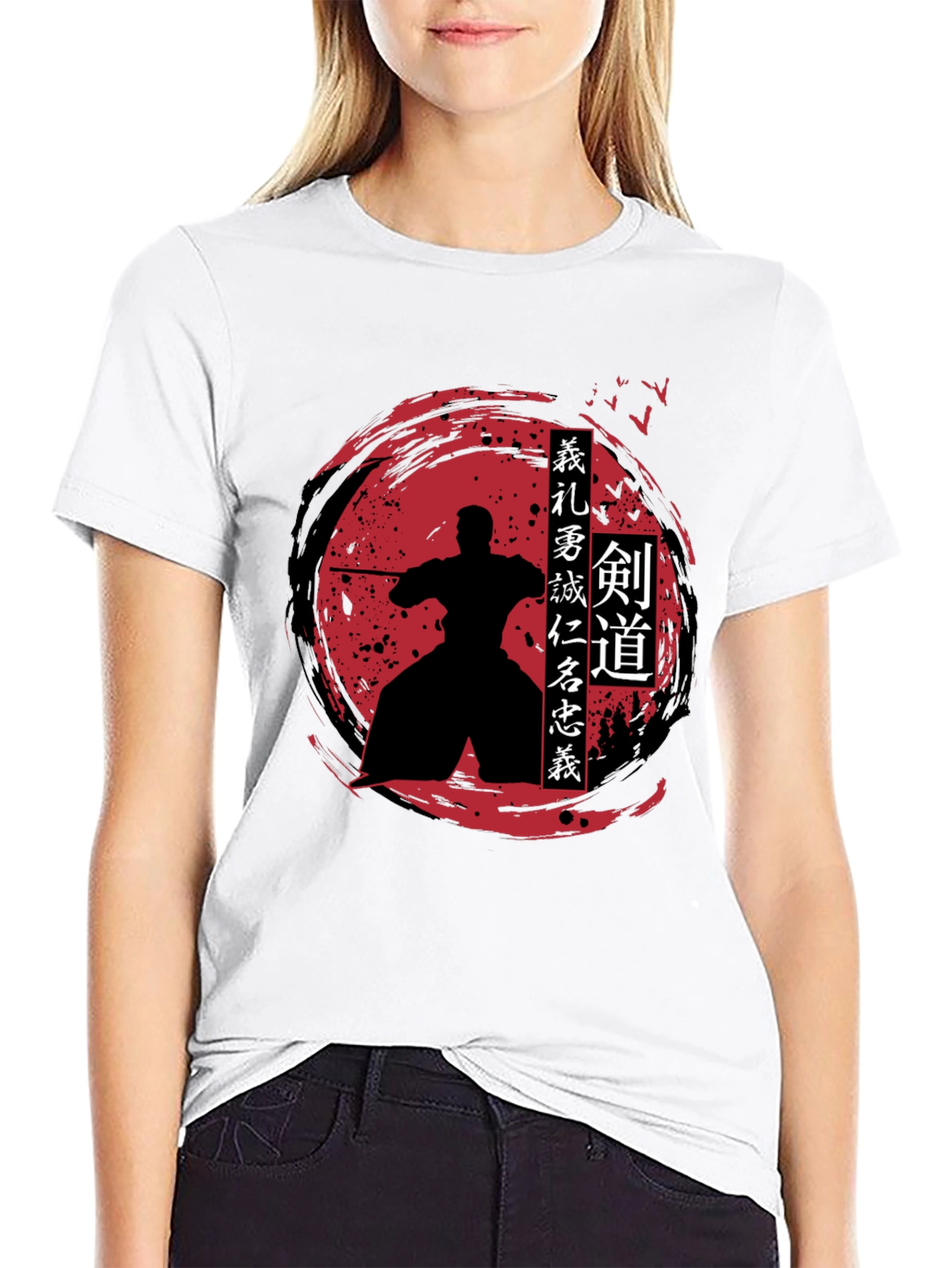 Samurai Warrior T-Shirt - Kendo Bushido Design