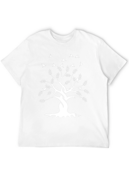 Tree of Life Graphic Tee - Black Cotton T-Shirt