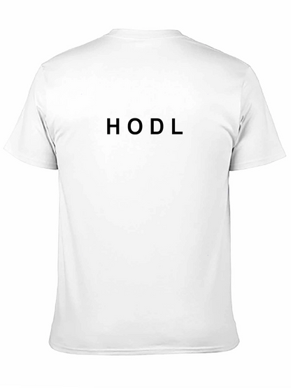 HODL Black T-Shirt - Crypto Investor Tee