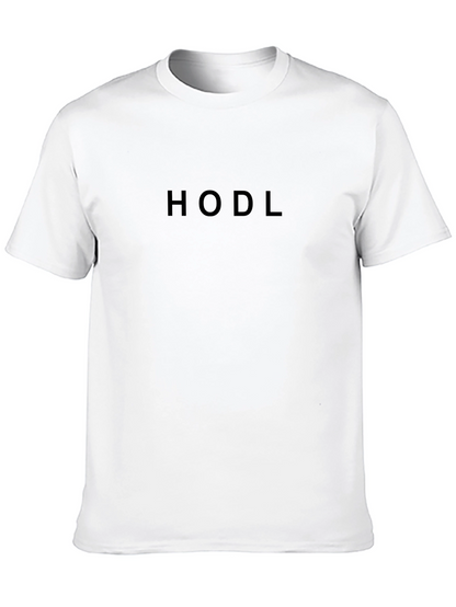 HODL Black T-Shirt - Crypto Investor Tee