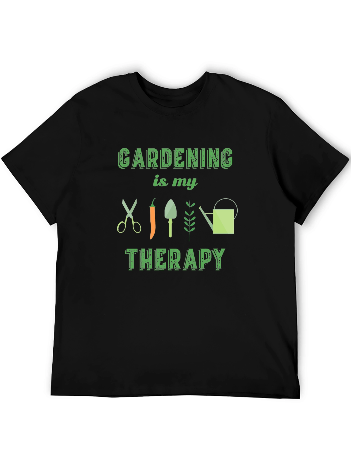Gardening Therapy Graphic Tee - Soft Cotton Comfort