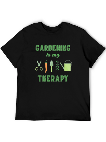 Gardening Therapy Graphic Tee - Soft Cotton Comfort