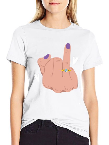 Funny Middle Finger T-Shirt