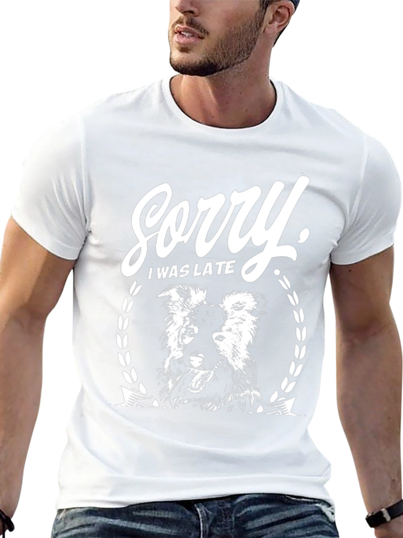 Sorry I Was Late Dog Graphic Tee