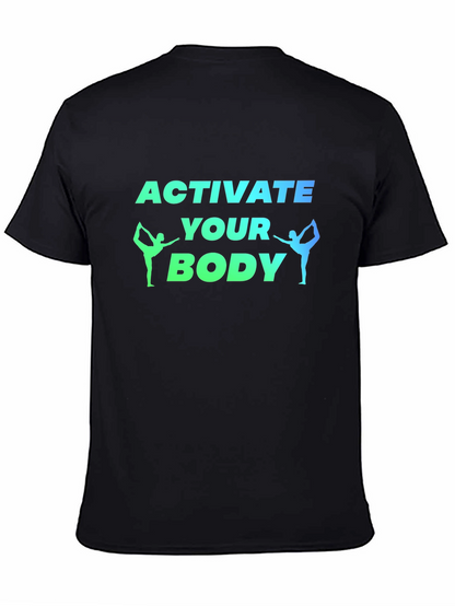 Activate Your Body Black Graphic Tee