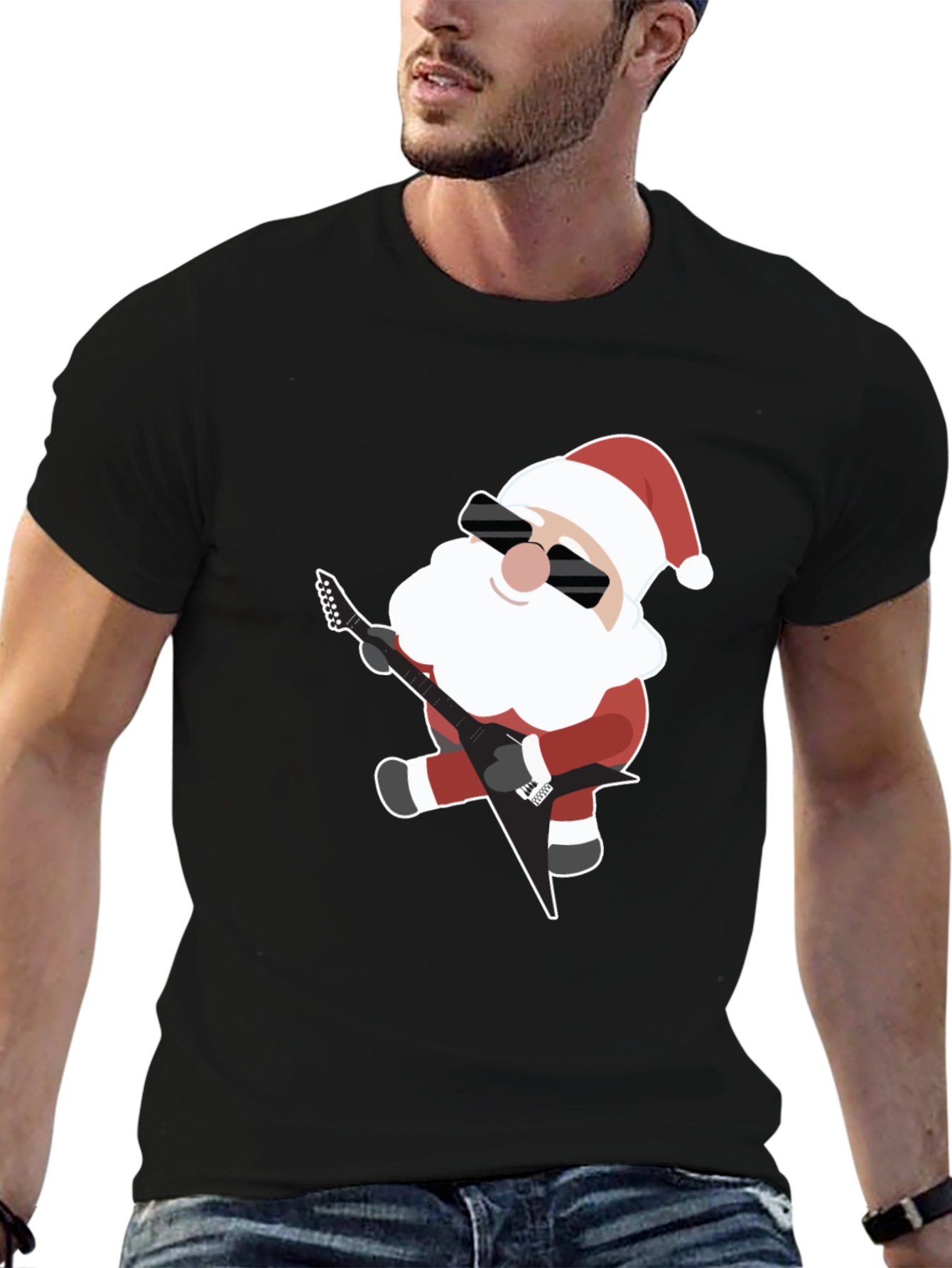 Rockin Santa Graphic Tee