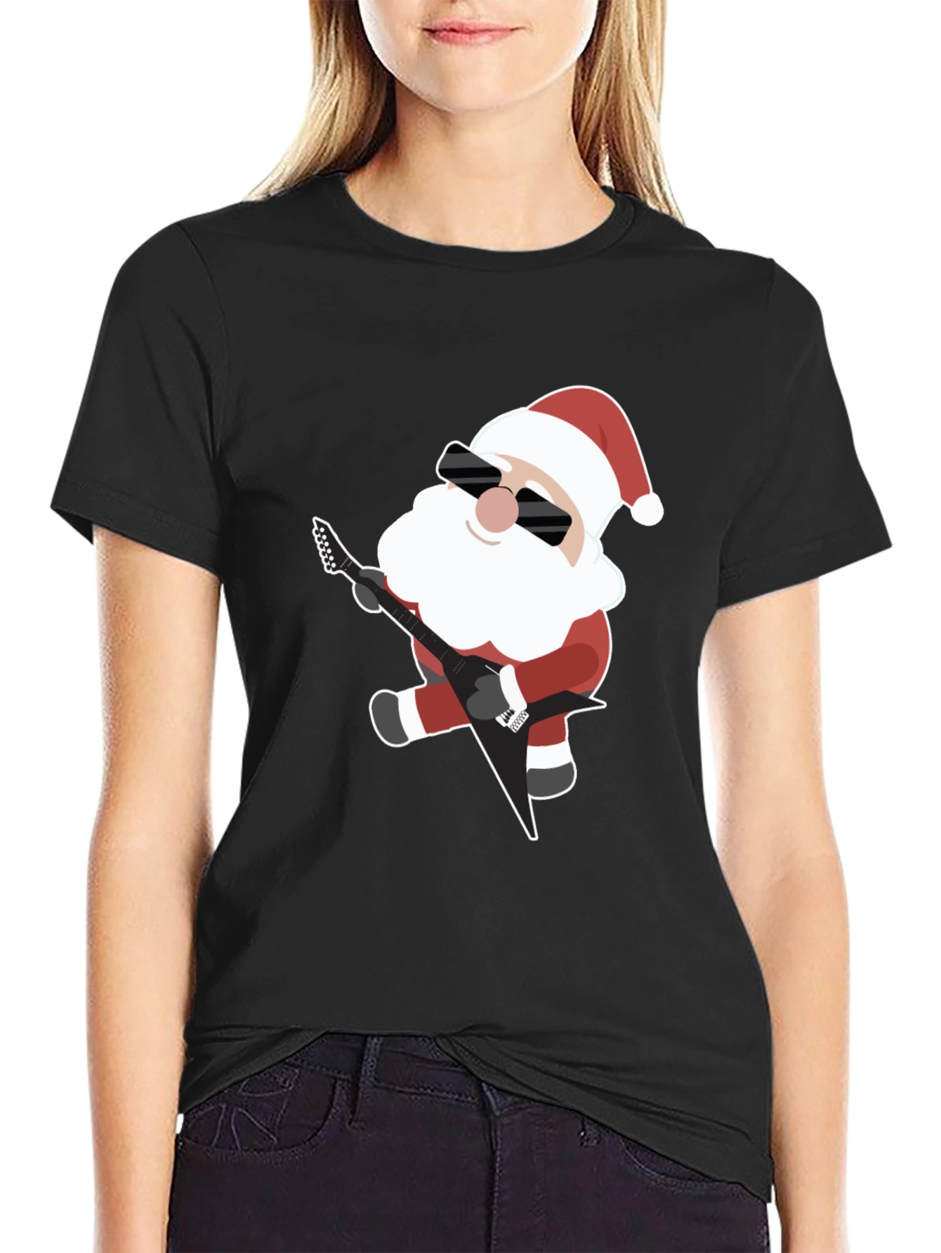 Rockin Santa Graphic Tee
