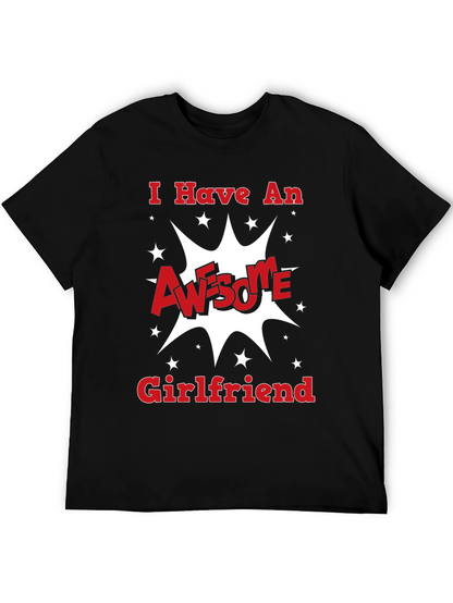 Awesome Girlfriend Black Graphic Tee