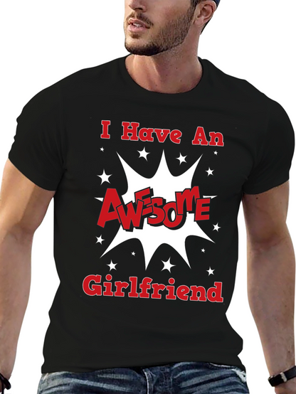Awesome Girlfriend Black Graphic Tee