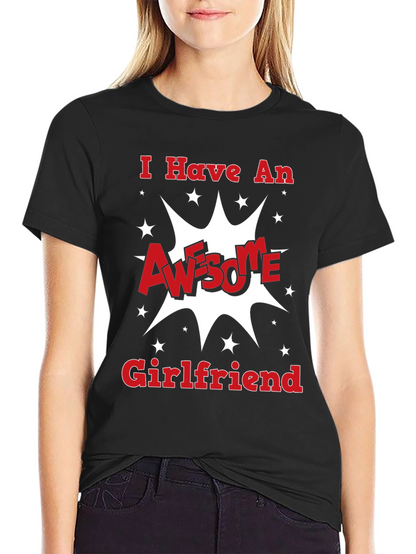Awesome Girlfriend Black Graphic Tee