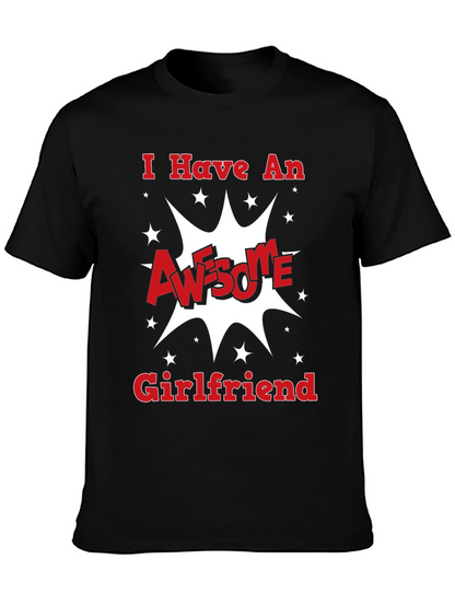 Awesome Girlfriend Black Graphic Tee