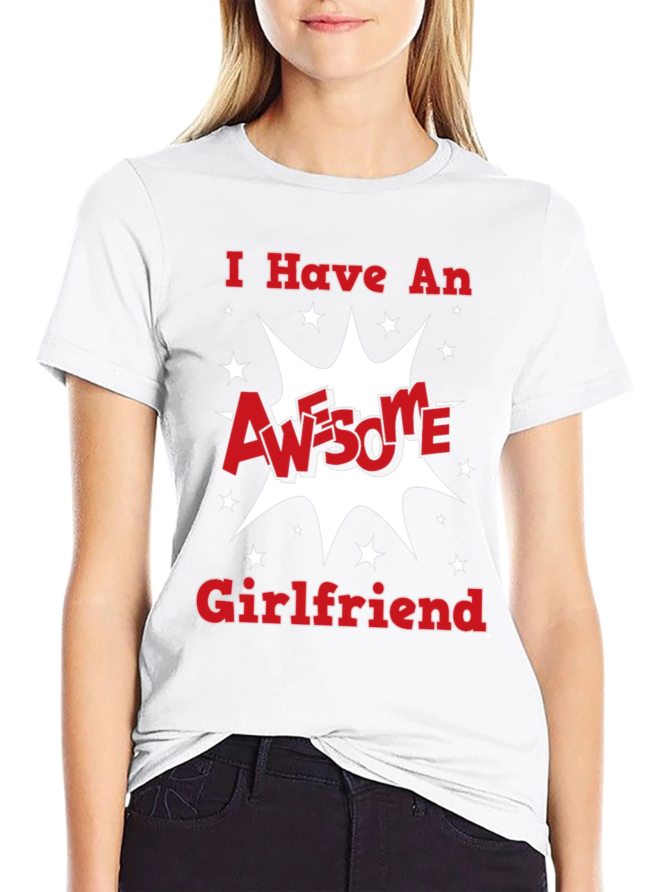 Awesome Girlfriend Black Graphic Tee