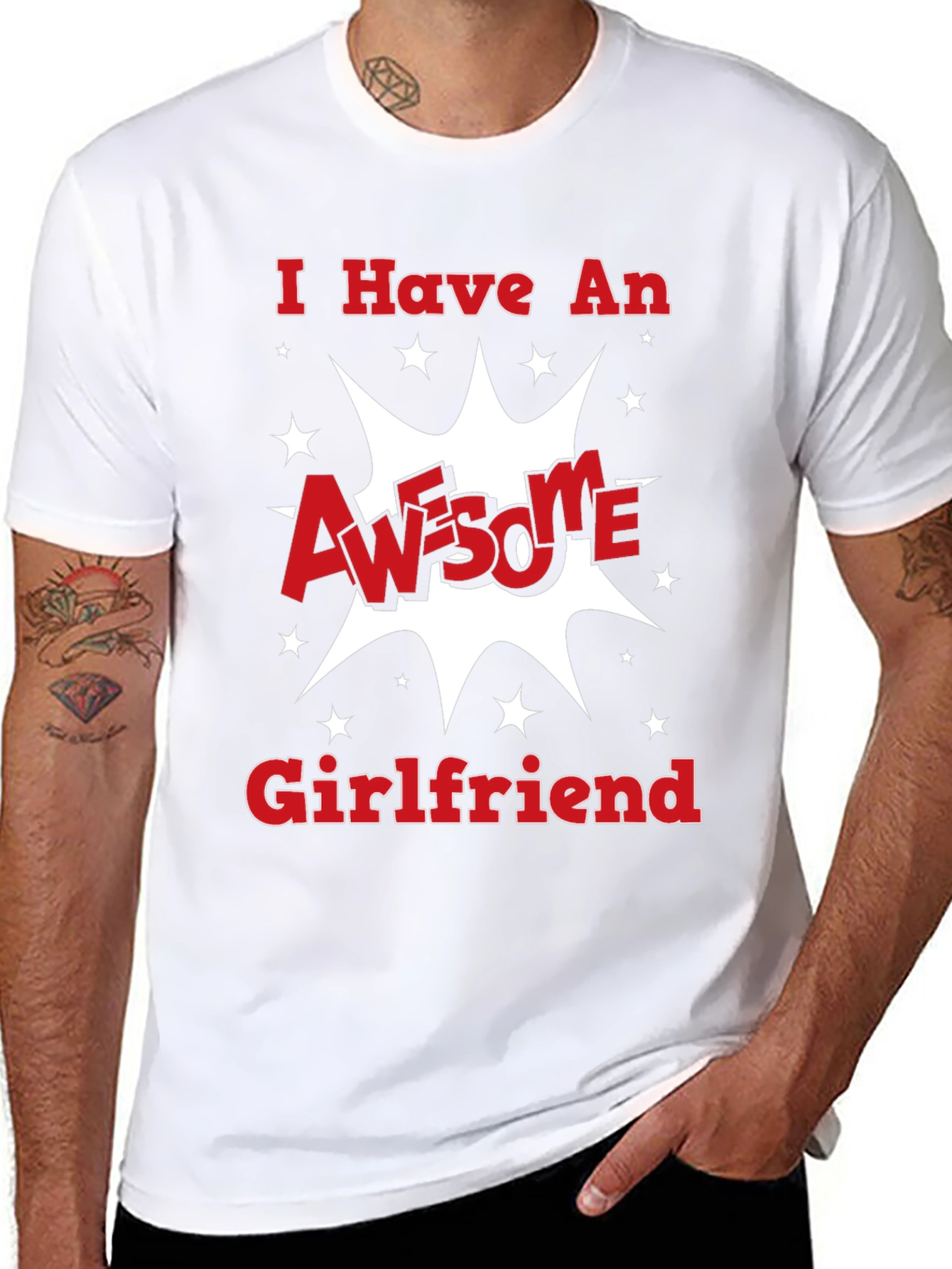 Awesome Girlfriend Black Graphic Tee