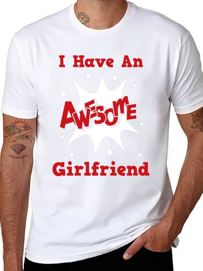 Awesome Girlfriend Black Graphic Tee