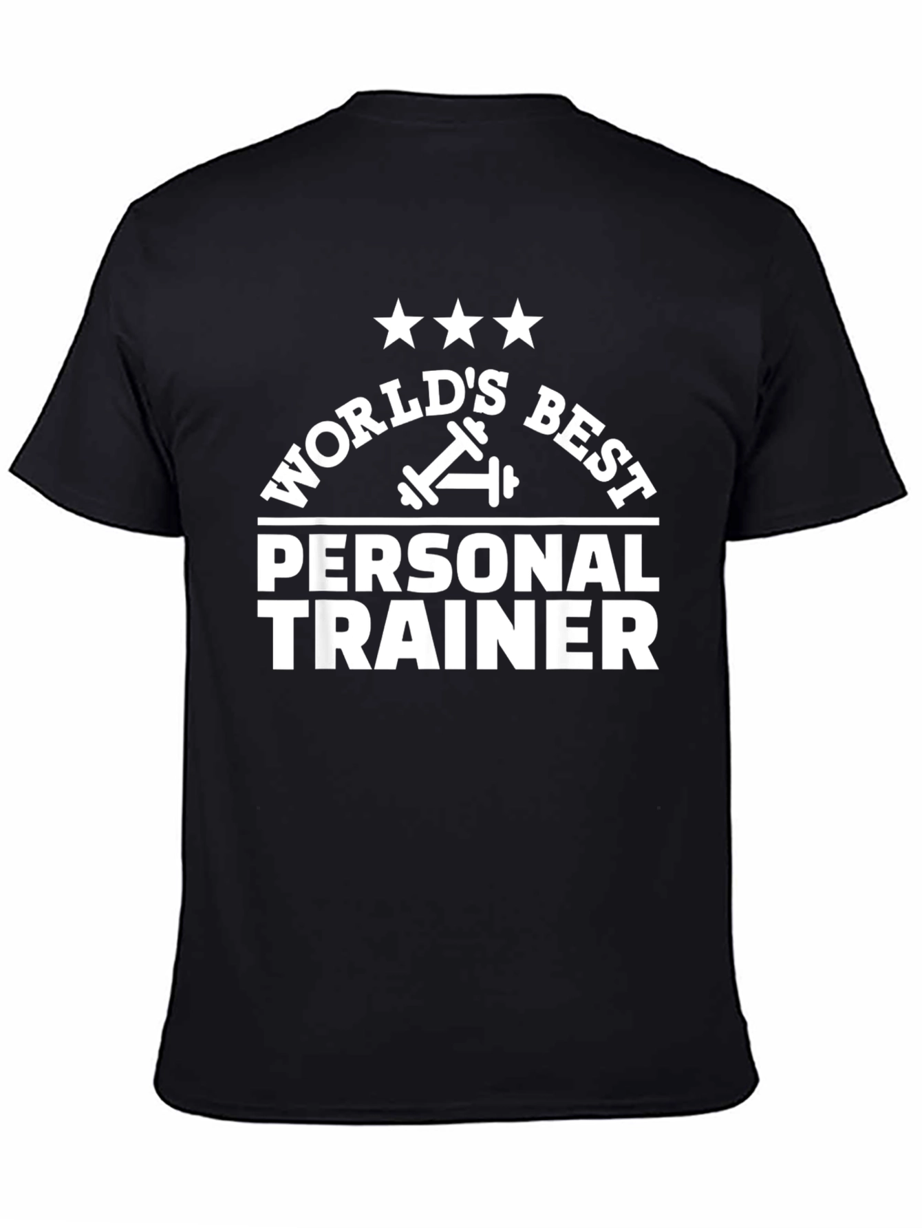 Worlds Best Personal Trainer T-Shirt - Black