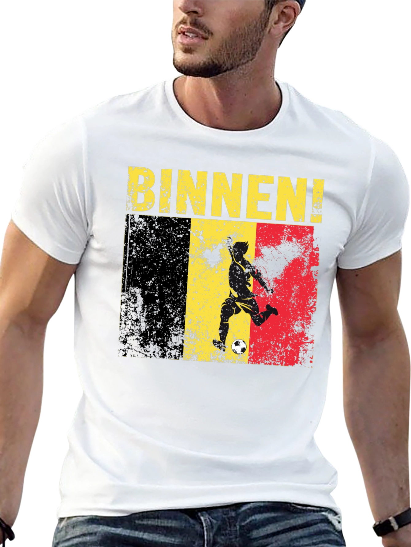 Belgium Soccer T-Shirt BINNNEN!