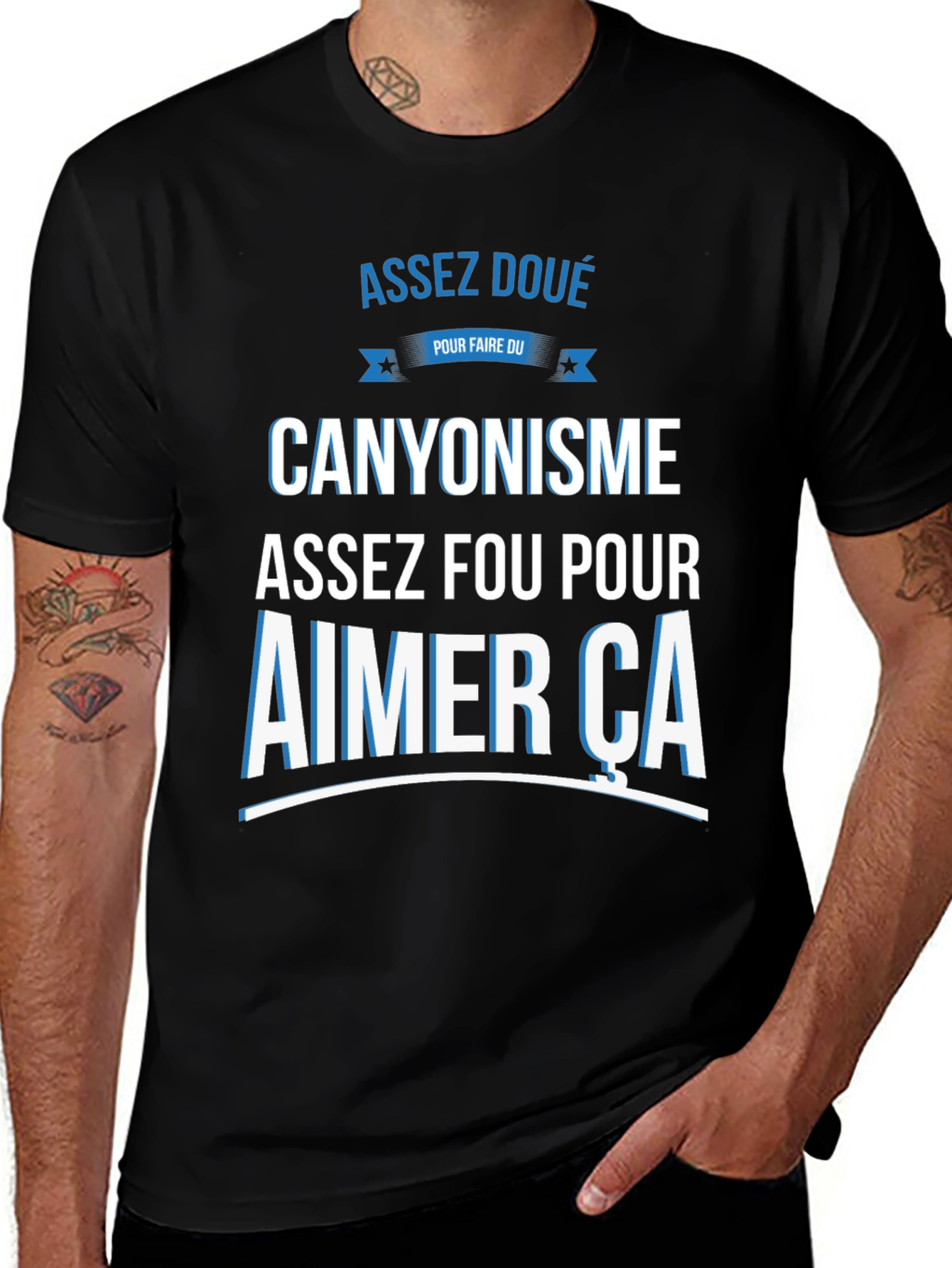 Canyoning T-Shirt - Assez Fou Pour Aimer Ca