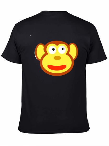 Monkey Face Graphic Tee - Fun & Playful Design