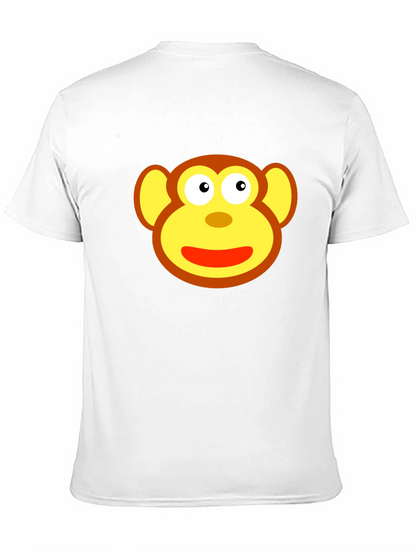 Monkey Face Graphic Tee - Fun & Playful Design