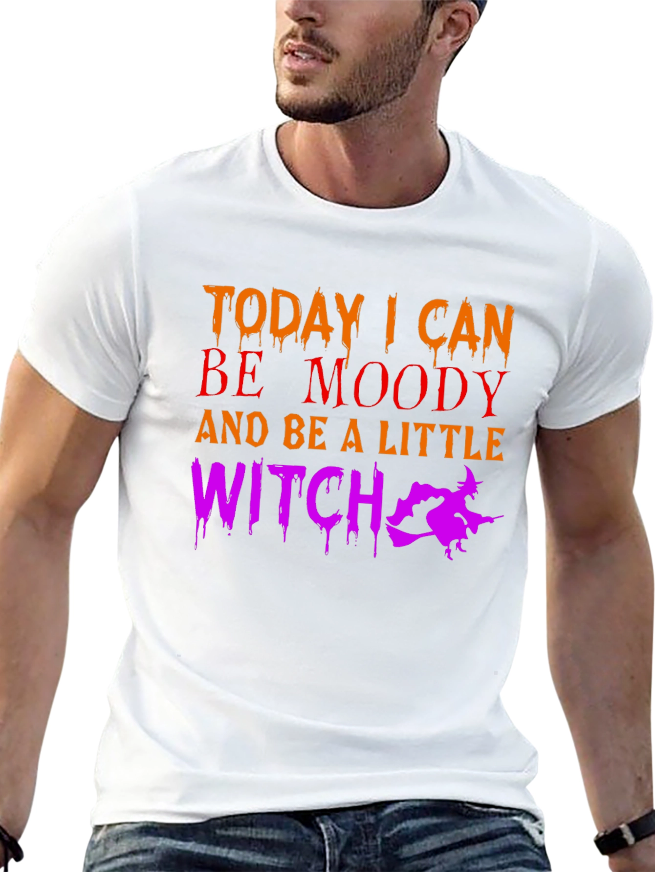 Moody Witch Halloween T-Shirt