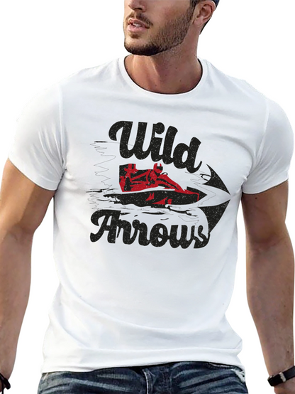 Wild Arrows Graphic Tee - Black Casual T-Shirt