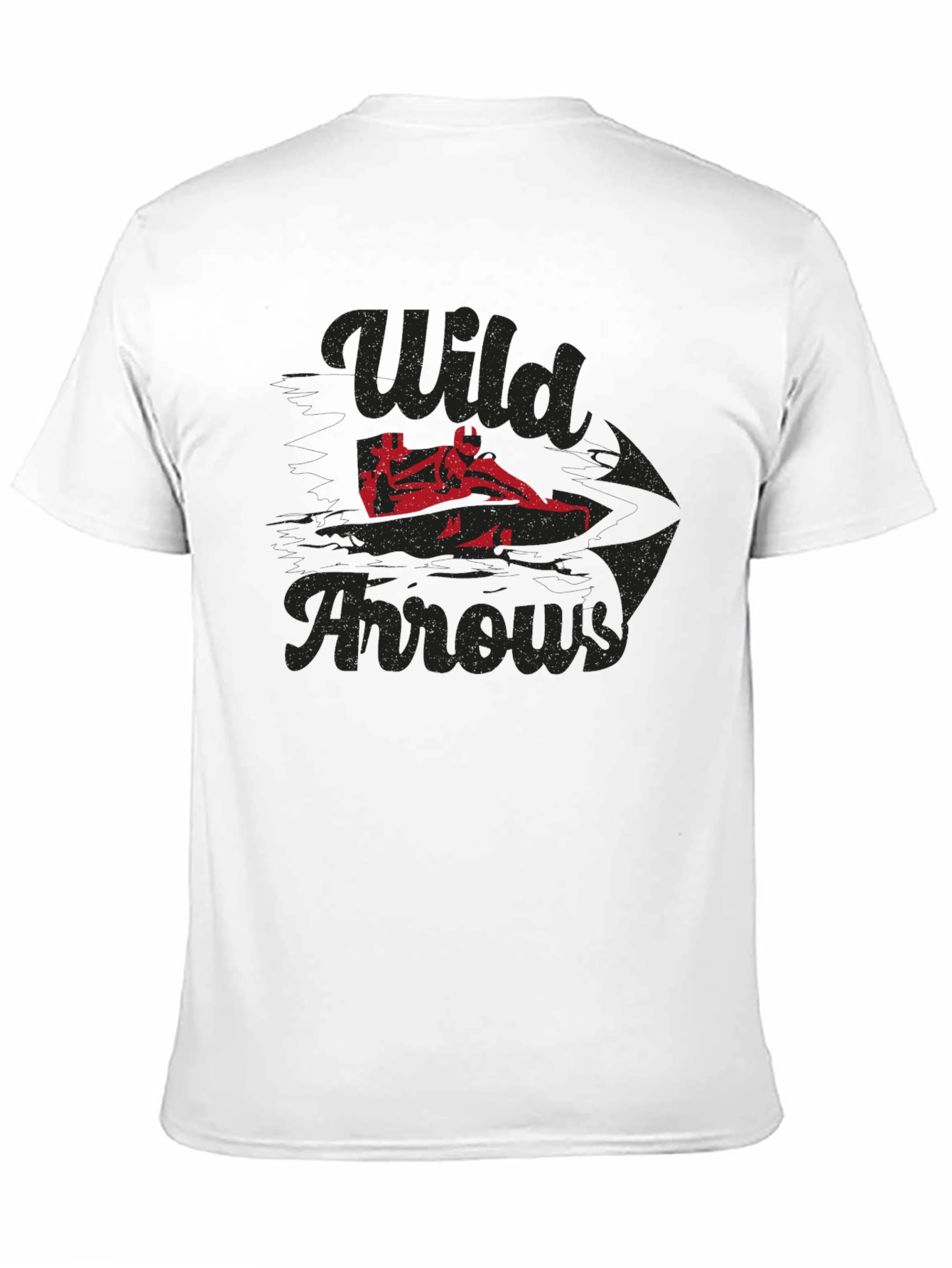 Wild Arrows Graphic Tee - Black Casual T-Shirt