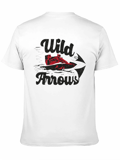 Wild Arrows Graphic Tee - Black Casual T-Shirt