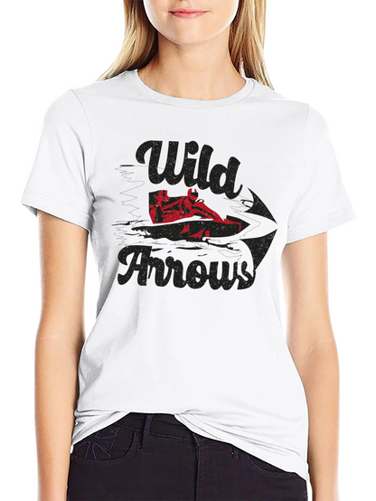 Wild Arrows Graphic Tee - Black Casual T-Shirt