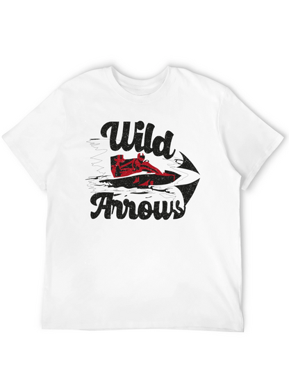 Wild Arrows Graphic Tee - Black Casual T-Shirt
