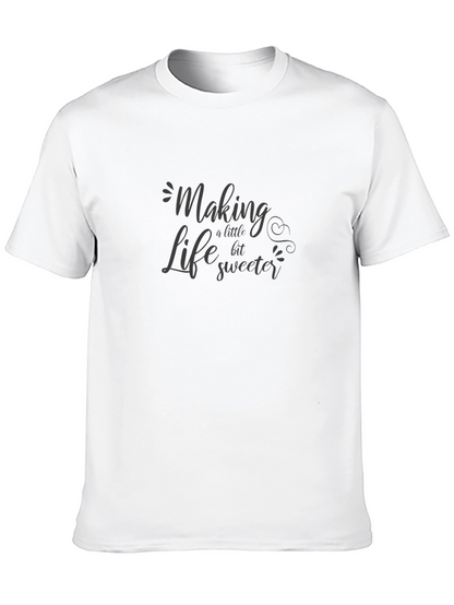 Making Life Sweeter Black T-Shirt