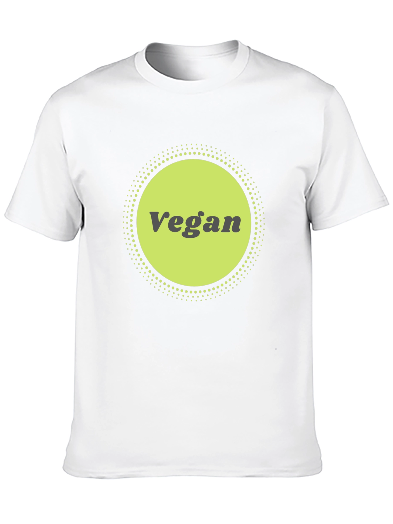 Vegan Graphic Tee - Black Cotton Blend