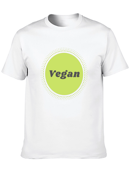 Vegan Graphic Tee - Black Cotton Blend