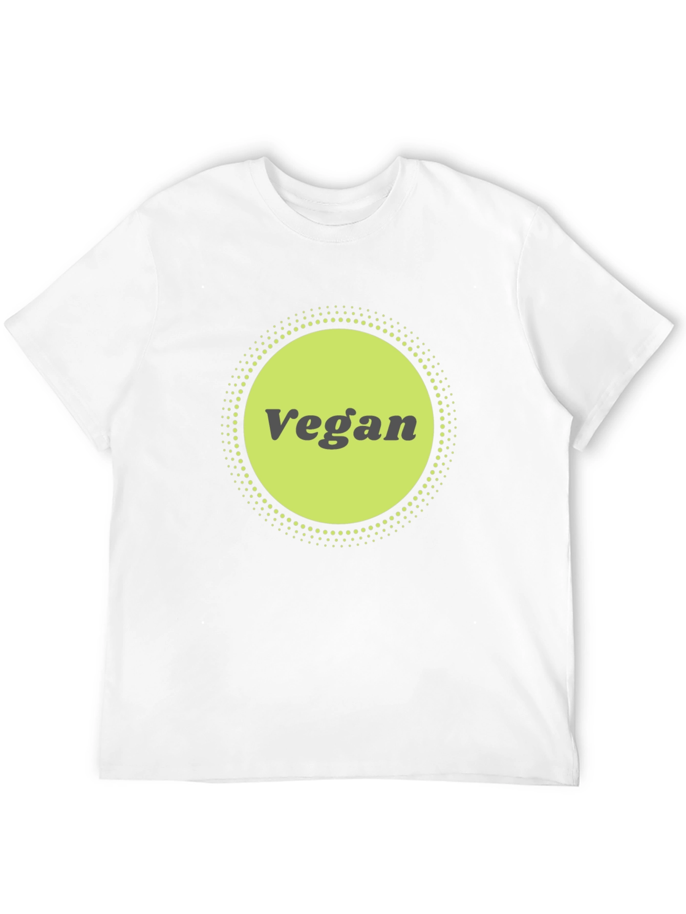 Vegan Graphic Tee - Black Cotton Blend