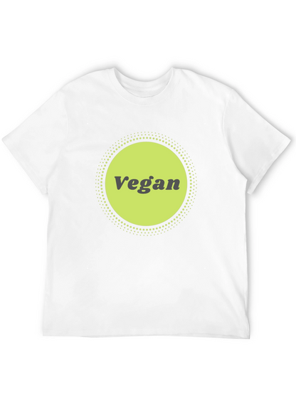 Vegan Graphic Tee - Black Cotton Blend