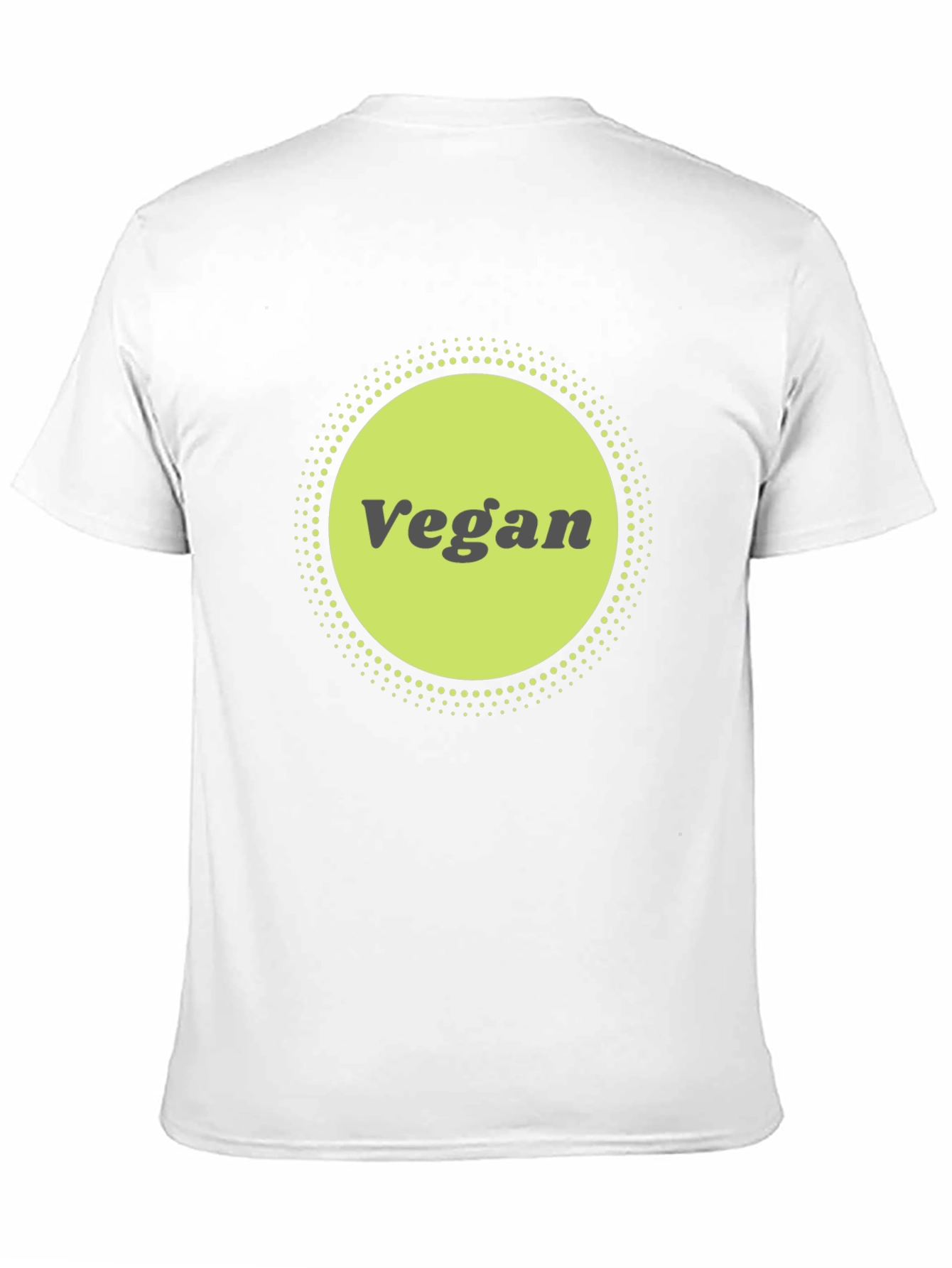 Vegan Graphic Tee - Black Cotton Blend
