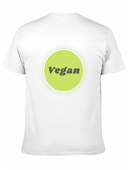 Vegan Graphic Tee - Black Cotton Blend