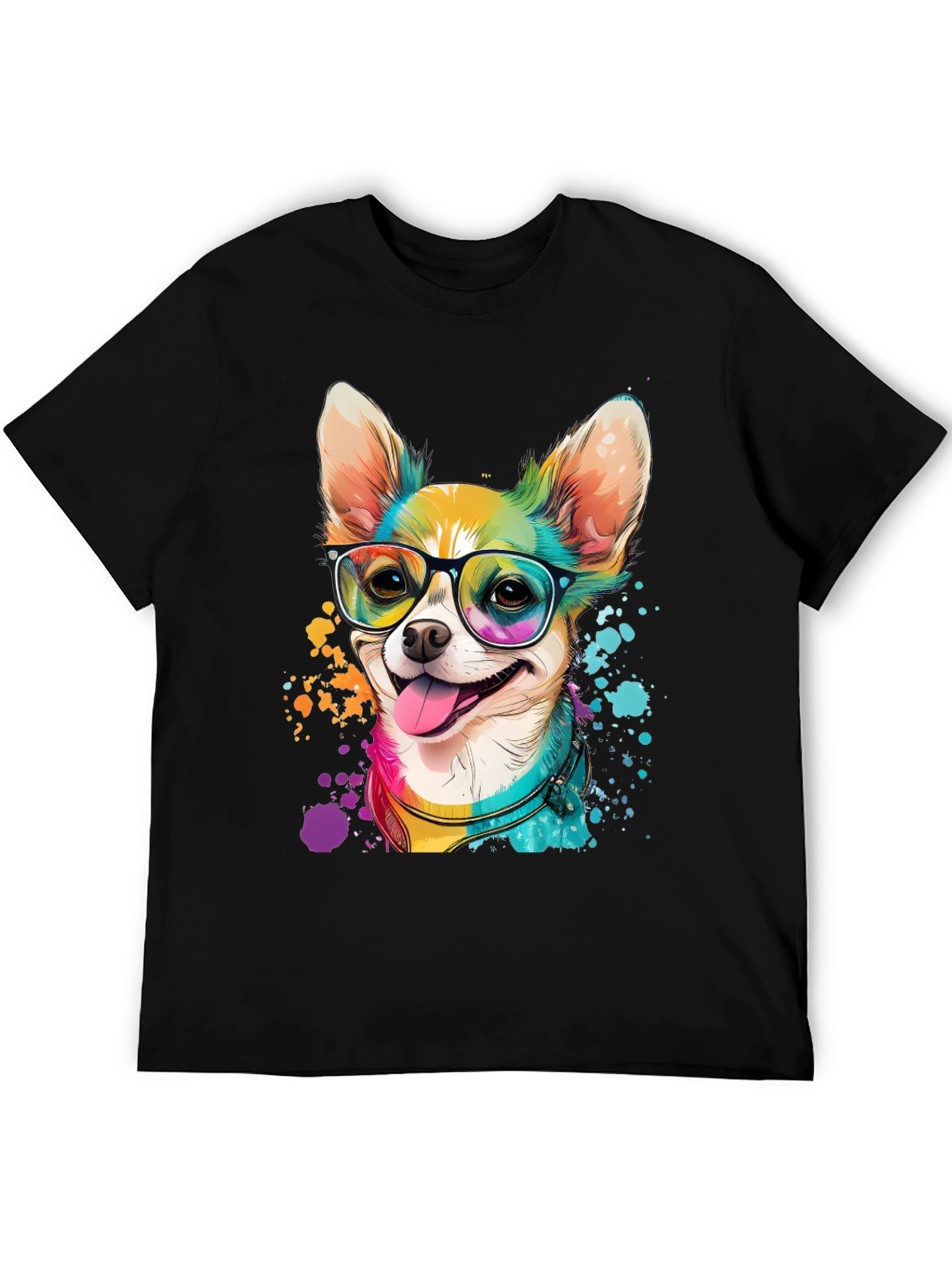 Rainbow Chihuahua Graphic Tee