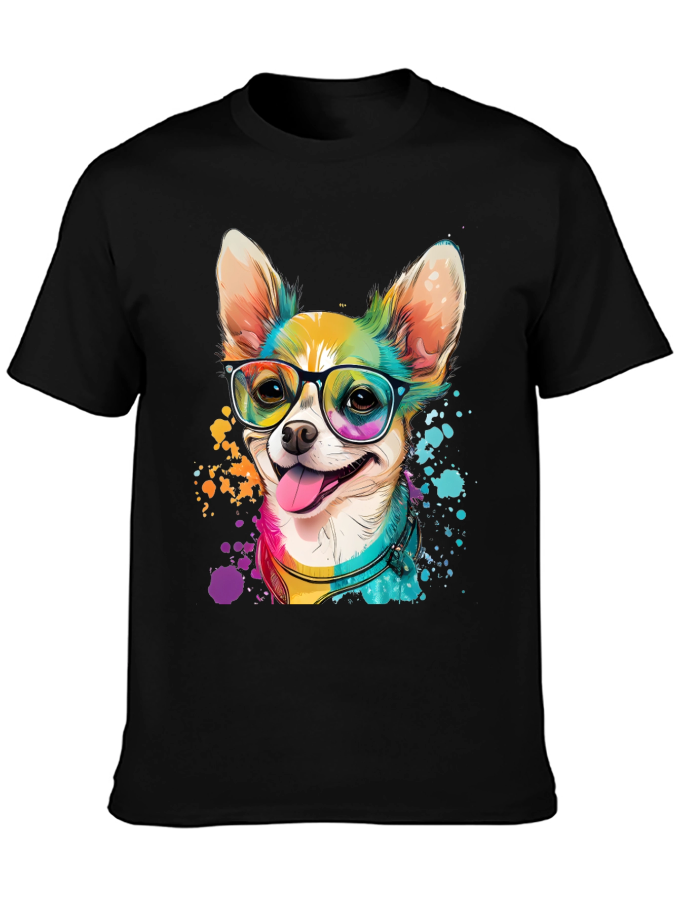 Rainbow Chihuahua Graphic Tee