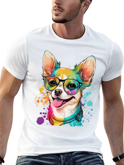 Rainbow Chihuahua Graphic Tee