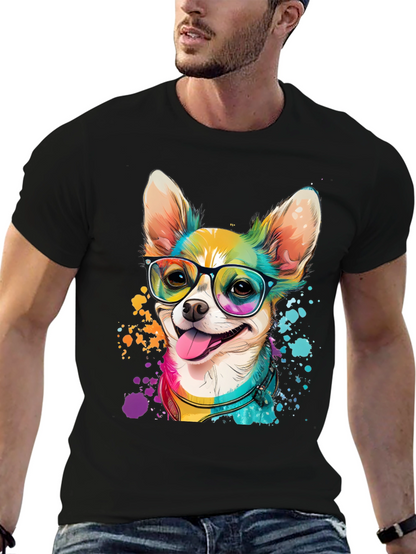 Rainbow Chihuahua Graphic Tee