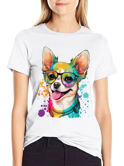 Rainbow Chihuahua Graphic Tee