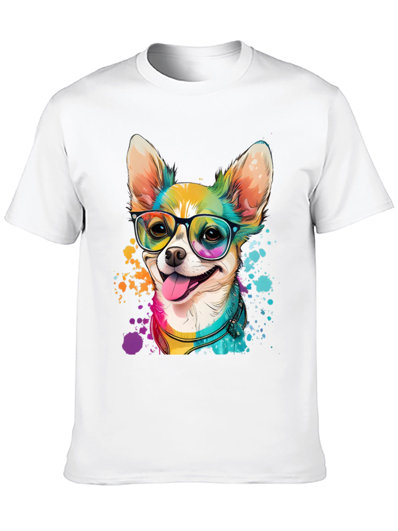 Rainbow Chihuahua Graphic Tee
