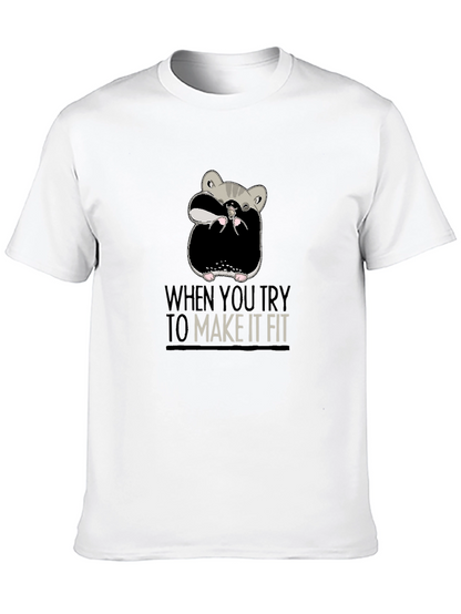 Funny Hamster T-Shirt - Make It Fit