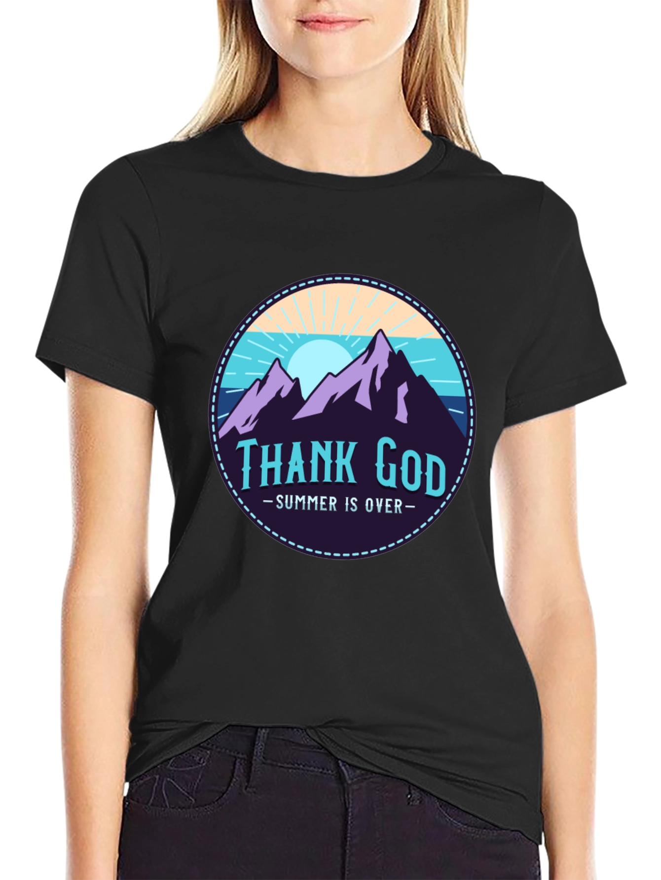 Thank God Summer is Over Graphic T-Shirt