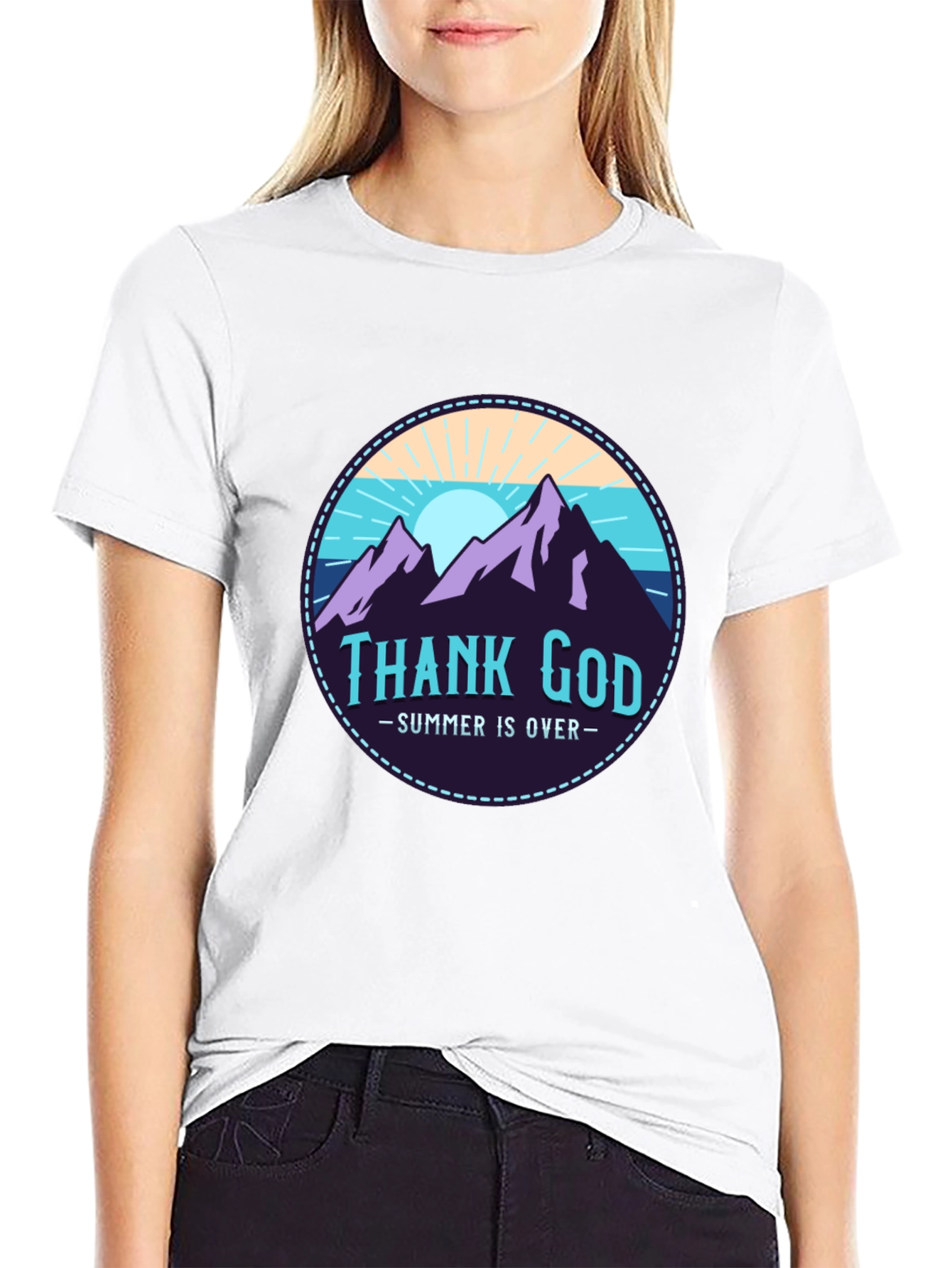 Thank God Summer is Over Graphic T-Shirt