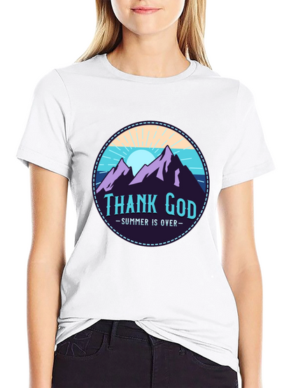 Thank God Summer is Over Graphic T-Shirt